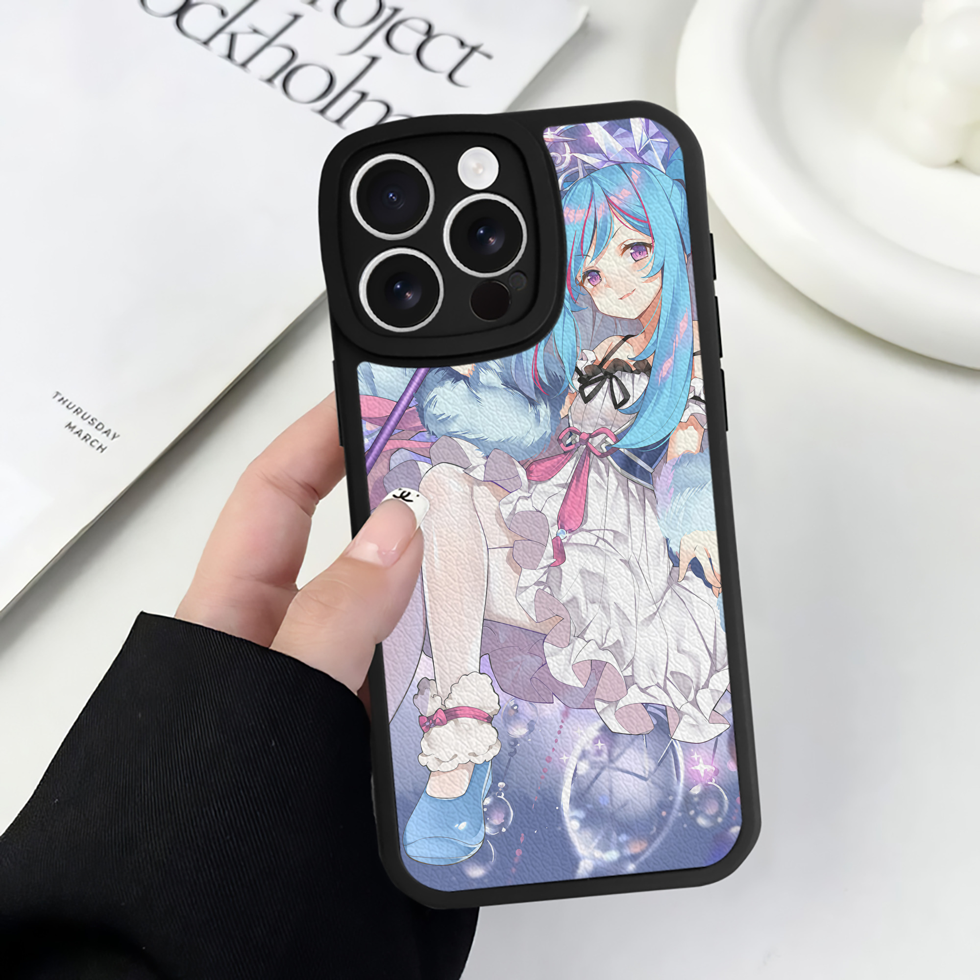 （画像用） 遊☆戯☆王 Yu-Gi-Oh! 【iPhone 16シリーズ対応】シリコンスマホケース（レザー調） 材質：シリコン